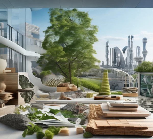 房建材料资源，从材料的可持续性到建筑未来的启示